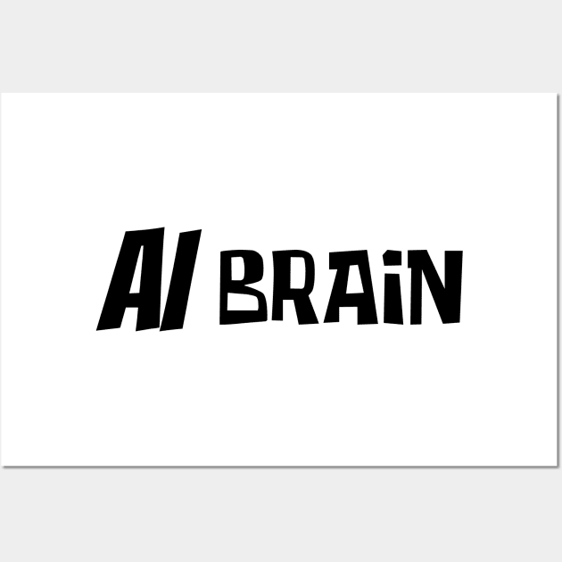 AI Brain Wall Art by FrogandFog